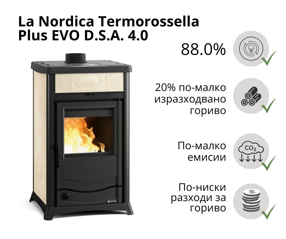 Италианска камина на дърва